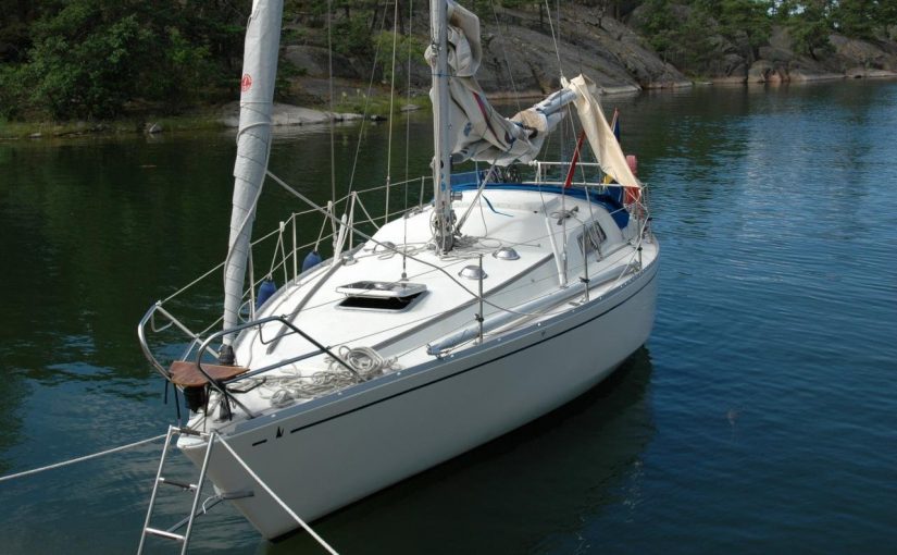 Scampi 30 with comparatively fresh engine Yanmar 18 h.p. (2004 year). Price — 9500 euro.