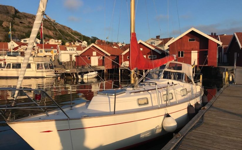 Hallber-Rassy Monsun 31 with original inboard engine Volvo Penta MD 11 for 14 000 euro.