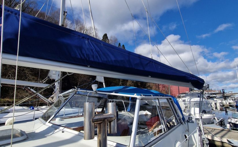 Finnsailer 38 with a new mainsail and a Perkins engine for 29 500 euros!