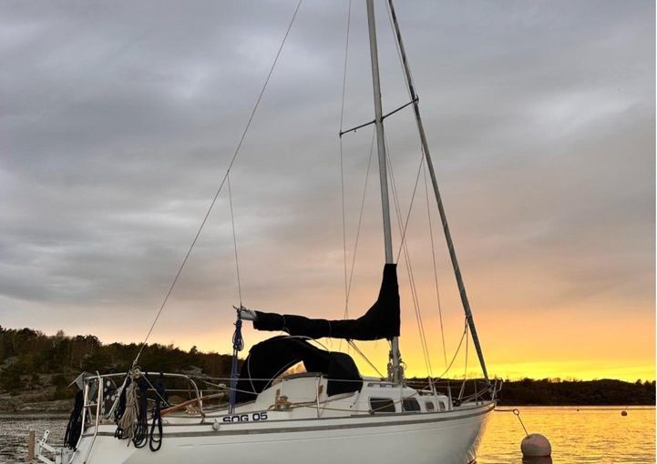 Shipman 28 with a fresh Ferryman Diesel engine for 4400 euros!