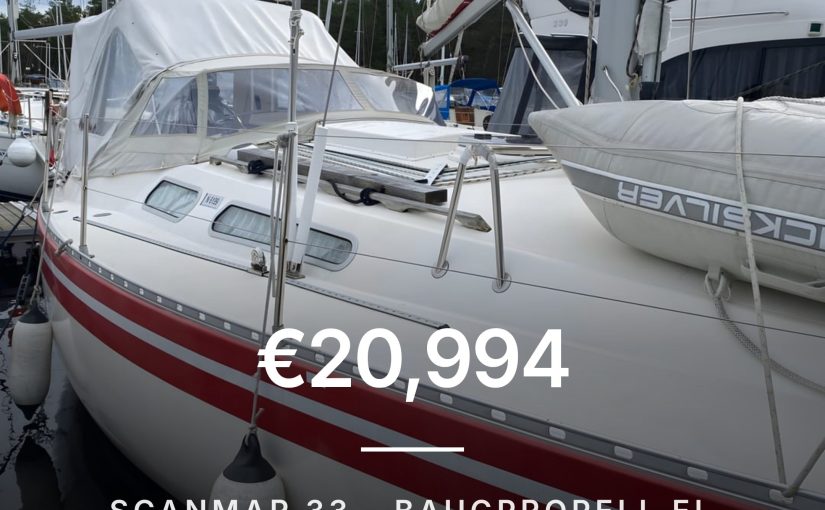 Scanmar 33 with many important structural updates for €20,994.
