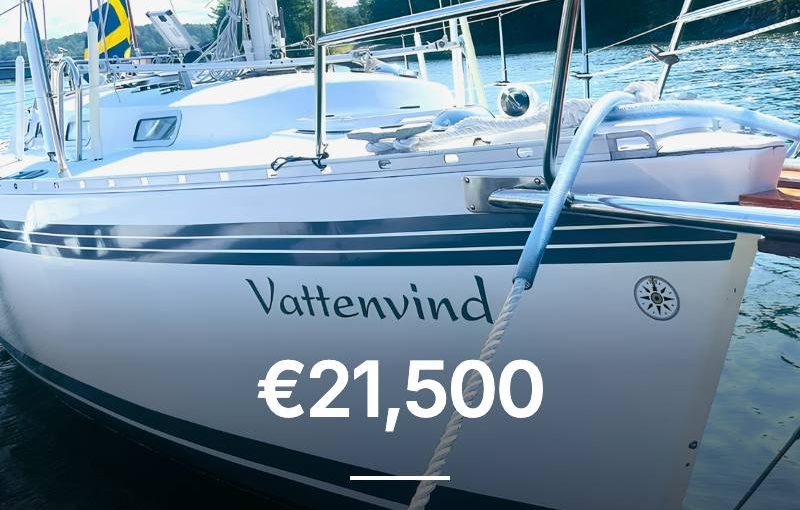 Vagabond 31 with a Volvo Penta 28 hp engine for around 21 500 euro!