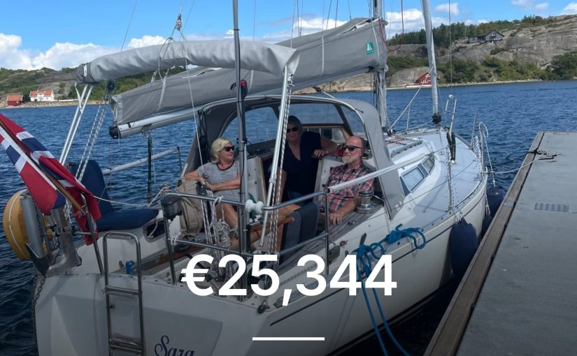 Arcona 32 for 25 344 euro.