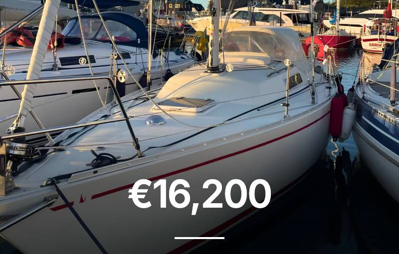 Albin Alpha, equipped with a brand-new diesel engine. Price: 16,200 euro!