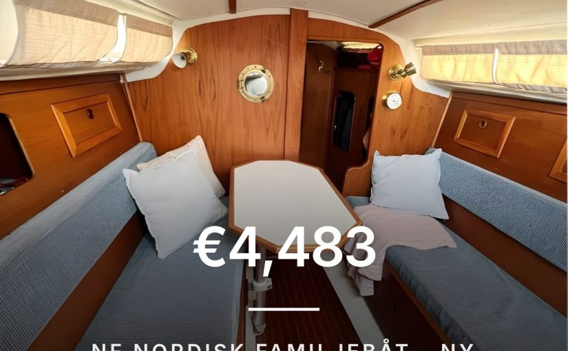Nordic Family Boat with a new engine for 4,483 euro.