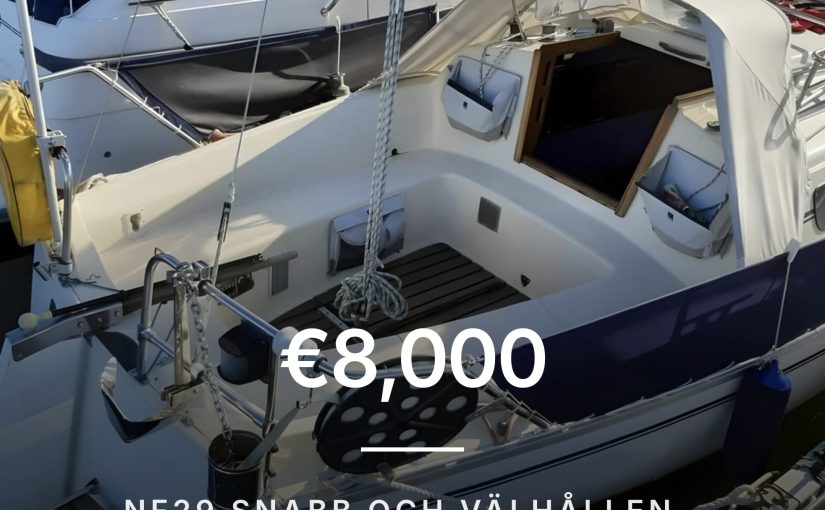 NF29 – well-maintained, fast and safe sailboat! Price: 8,000 euro.